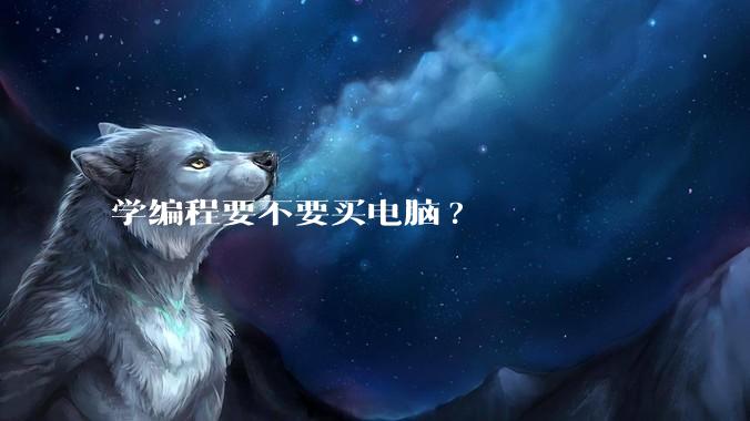学编程要不要买电脑?